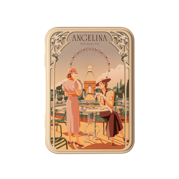 Angelina's Dark Chocolate Crispy Crepes in Collector Tin