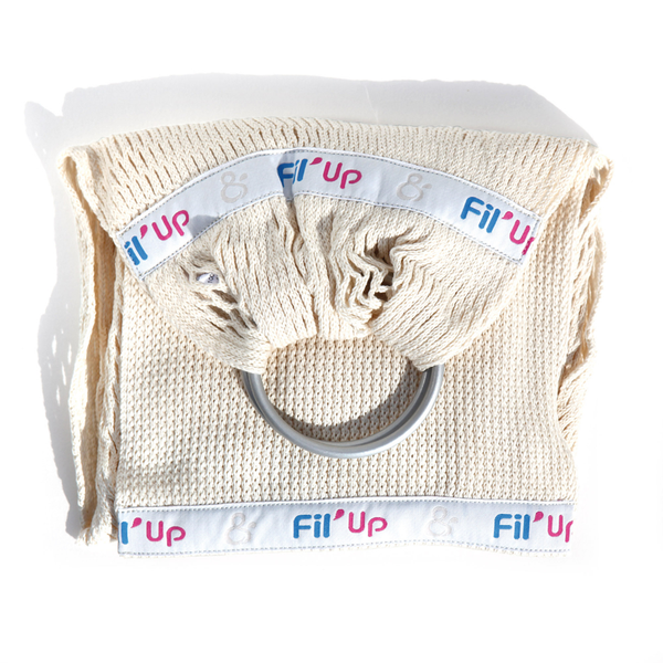 Baby wrap sling folded