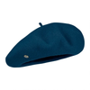 Laulhère's 100% French merino wool Veritable beret - blue