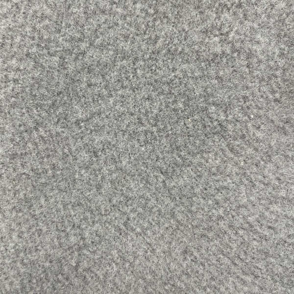 Close up of Laulhère's 100% French merino wool Chopin beret - grey oxygen