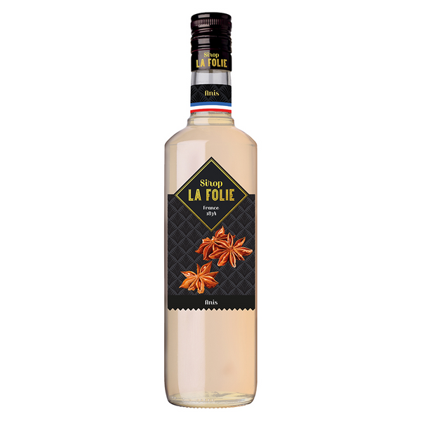 Bottle of Combier Distillery's anise syrup. Net weight: 70cl