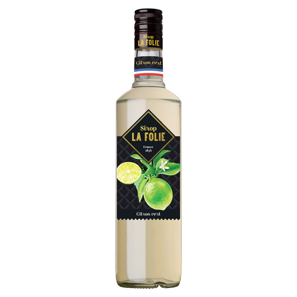 Bottle of Combier Distillery's lime syrup. Net weight: 70cl