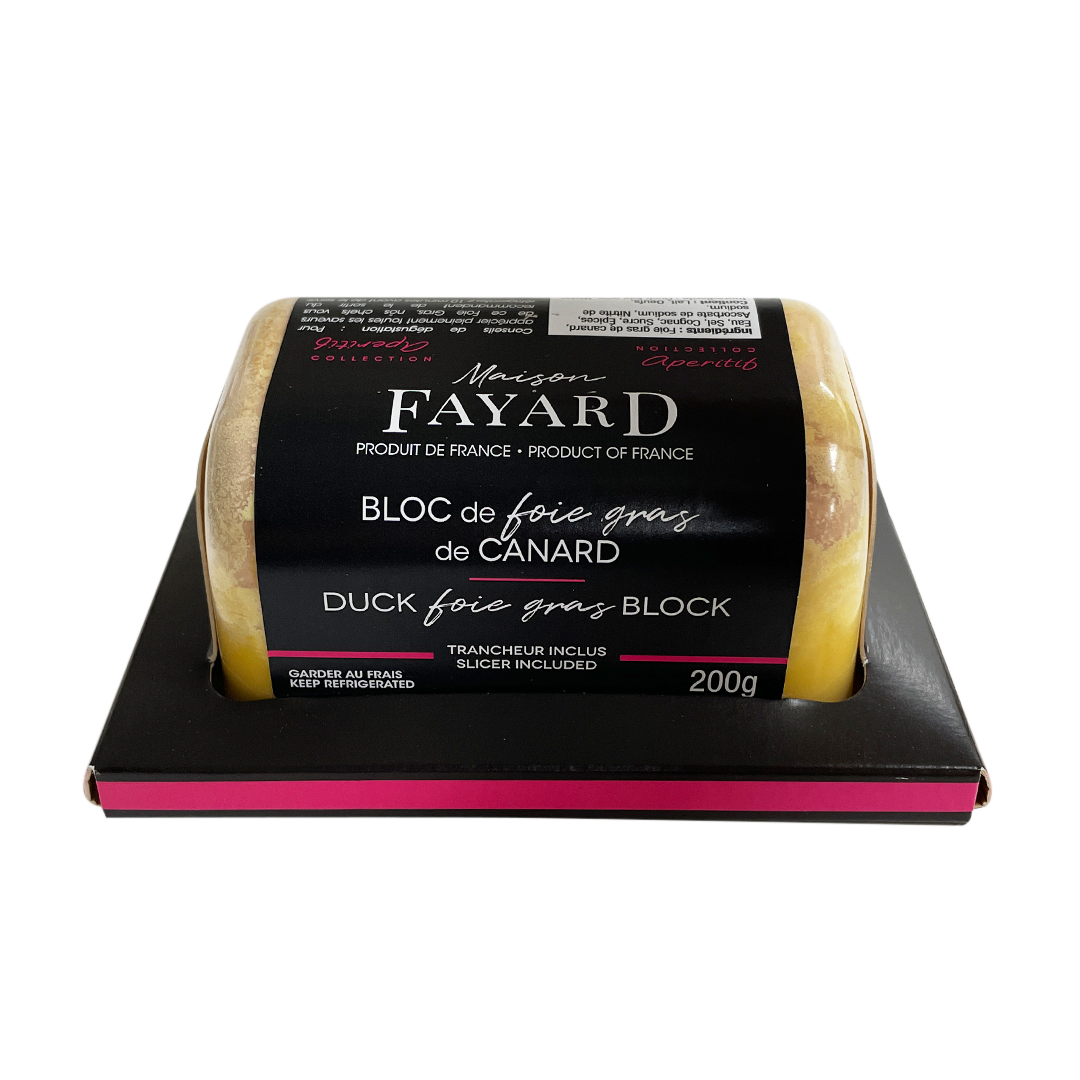 Maison Fayard's Duck Foie Gras Block w/ Slicer