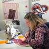 Filt 1860's staff busy sewing net shopping bags