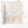 Filt 1860's 100% organic cotton mesh baby carrier in white - folded