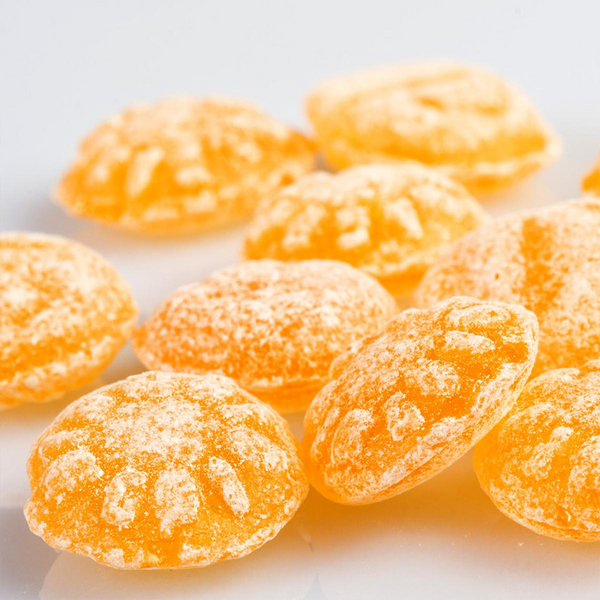 Bulk of CDHV's mirabelle plum from Lorraine 100% natural frosted candies.