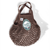 Sepia brown Filt 1860's 100% cotton net shopping bag