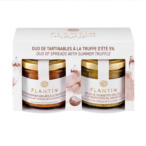 Coming Soon! Plantin's Duo of Grilled Eggplant & Grilled Zucchini W/ Summer Truffles