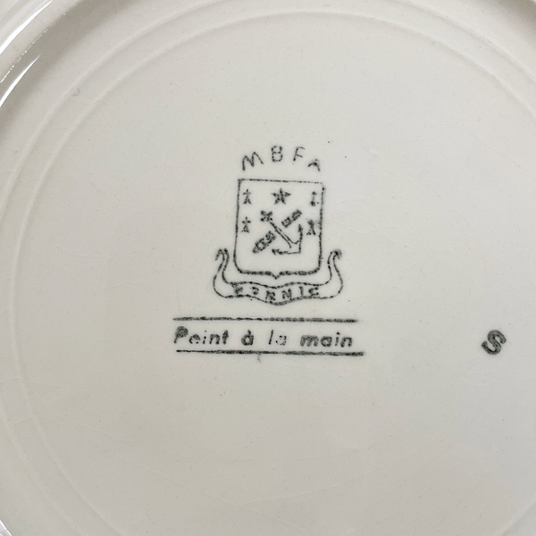Iconic Hand Painted Plate from Brittany