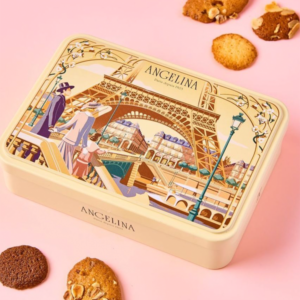 Pure Butter Assorted Biscuits in Angelina's Emblematic Collector Tin