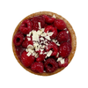 Top view of the pure butter raspberry Tartlet