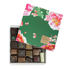 Opened box of 24 chocolates
