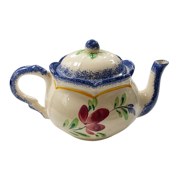 Iconic Hand Painted Teapot from Brittany