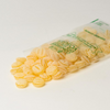Opened bag of 250g of bulk CDHV's 100% natural lemon & verbena frosted candies.