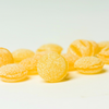 Bulk of CDHV's verbena lemon 100% natural frosted candies.