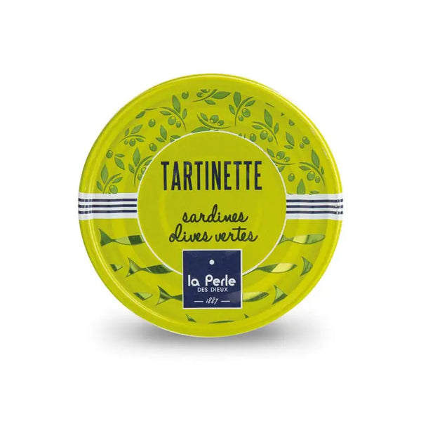 Tin of La Perle des Dieux' Green Olive & Sardine Spread