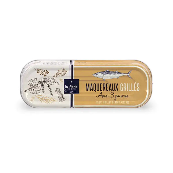 La Perle des Dieux' 3 Peppercorn Grilled Mackerel Fillets