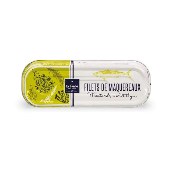 La Perle des Dieux' Mustard, Honey & Thyme Mackerel Fillets
