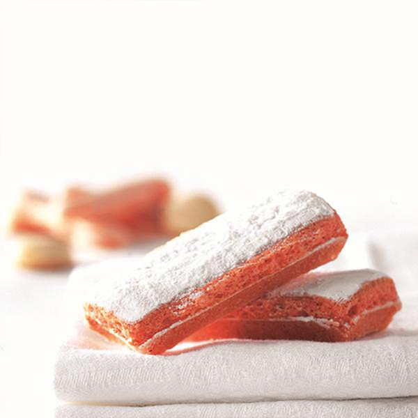 Fossier's pink biscuits from Reims.