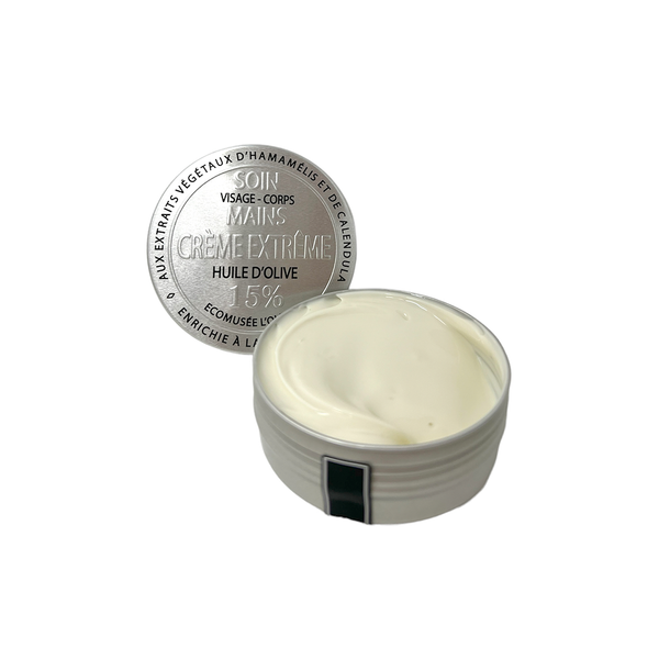 Tin of extreme care creme opened