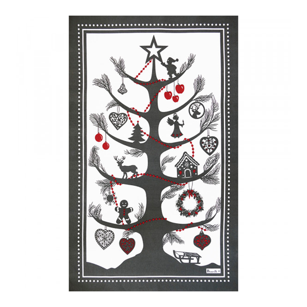 Beauvillé’s Magic Christmas Tree teatowel