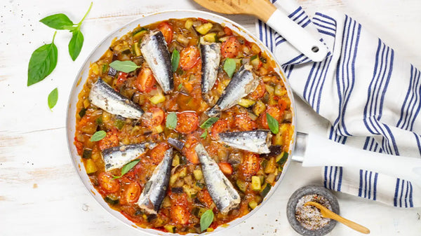 Tchatchouka with sardines