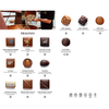 Page of pralines from our chocolate catalog