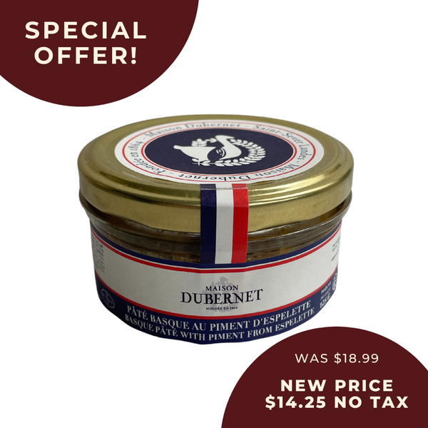 Special Offer! Dubernet's Basque Pâté with Espelette Pepper