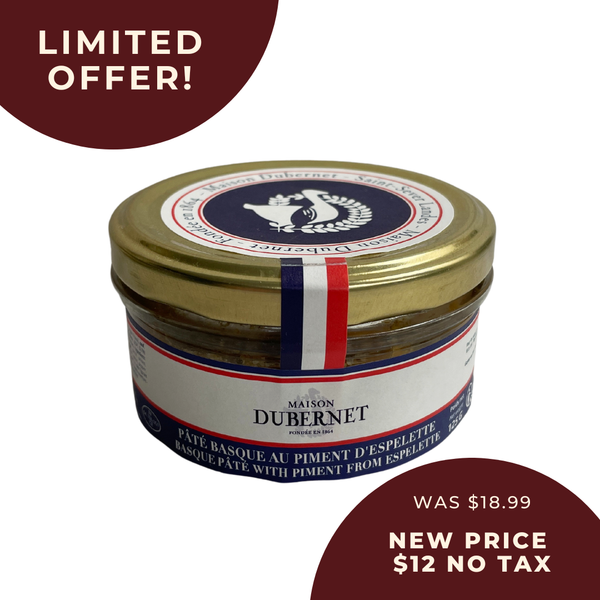Limited Offer! Dubernet's Basque Pâté with Espelette Pepper