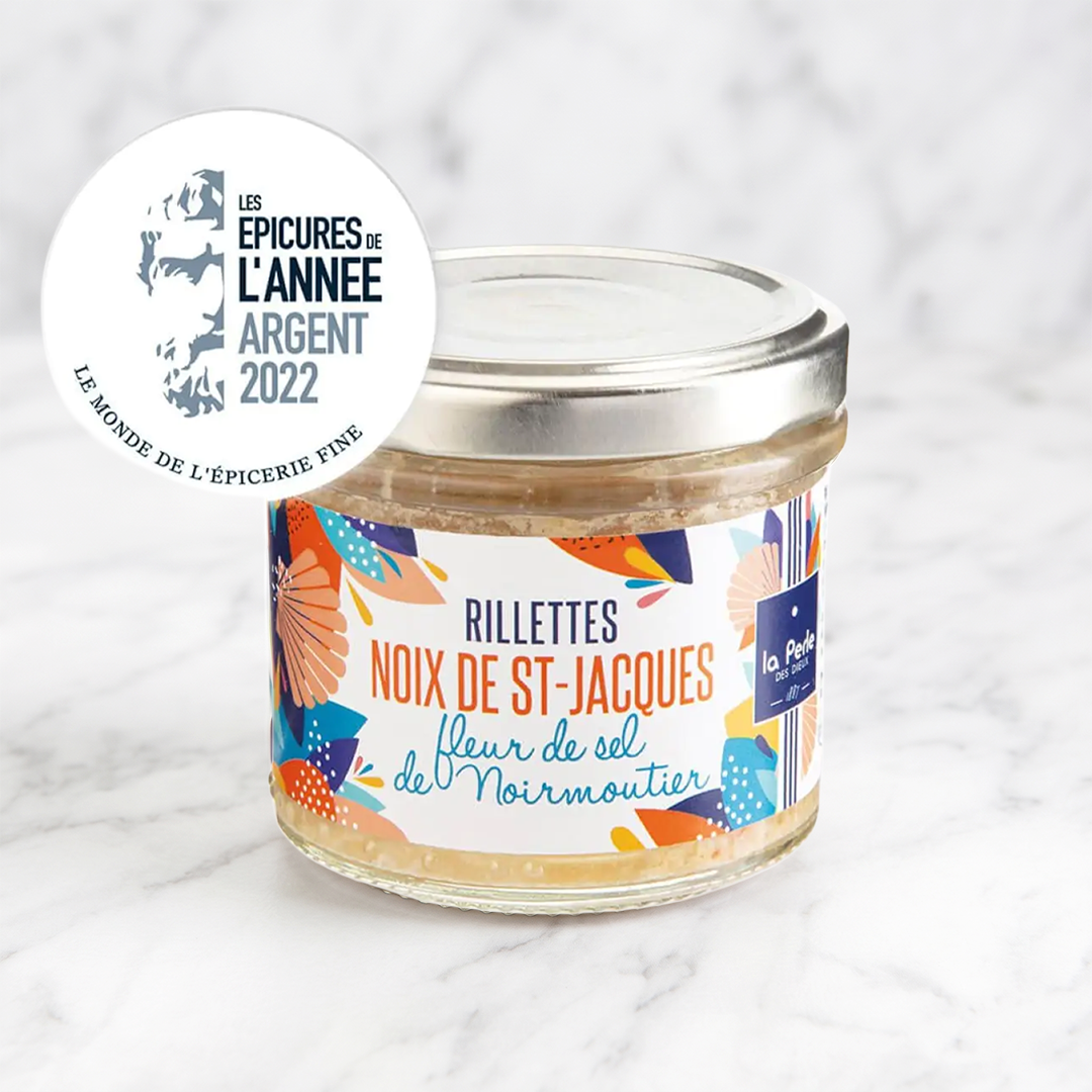 2022 Silver Award Prix Epicures! Scallop Rillettes w/ Noirmoutier Fleur de Sel