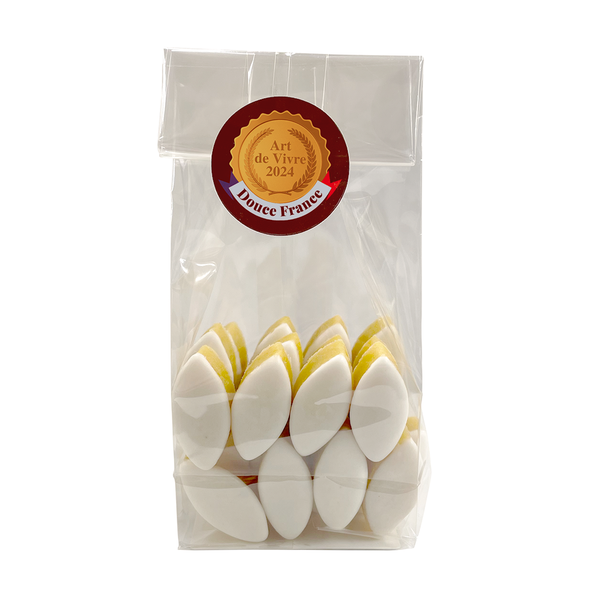 Léonard Parli's mini Calissons d'Aix in a bag of 24.