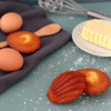 Jeannette 1850 madeleines with butter and eggs