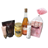 Items included in A toast to the best pastry chef gift basket