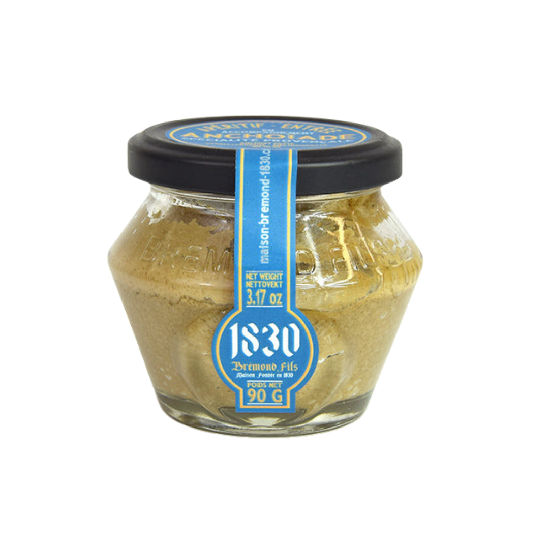 A jar of Anchovy & Caper Paste. Net weight: 90g
