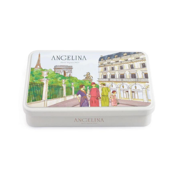 Angelina's emblematic collector tin. Net weight: 70g