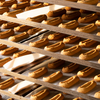 Biscuiterie de Forcalquier's authentic navettes from Provence on racks.