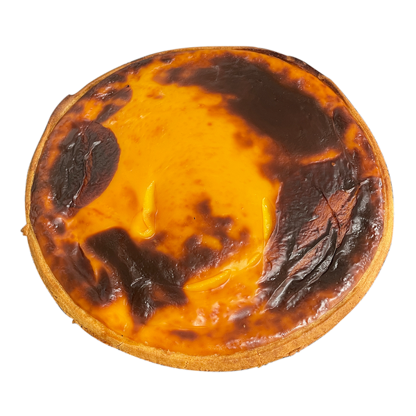 Top view of the authentic Parisian Flan