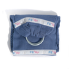 Baby wrap sling folded, blue color