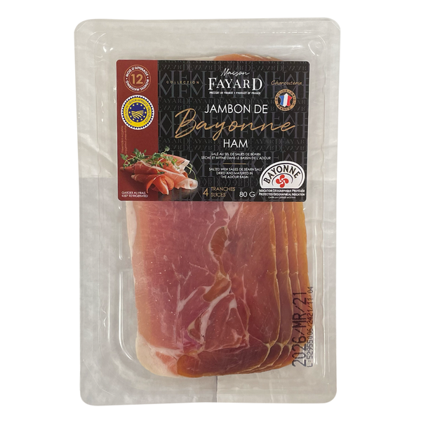 Sliced PDO Bayonne Ham
