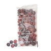 Bag of 250g of bulk CDHV's 100% natural blackberry & raspberry frosted candies.
