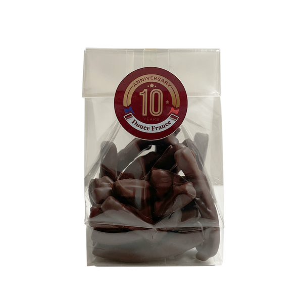 Bag of Chocolate Orange Peels. Net weight 100g. 