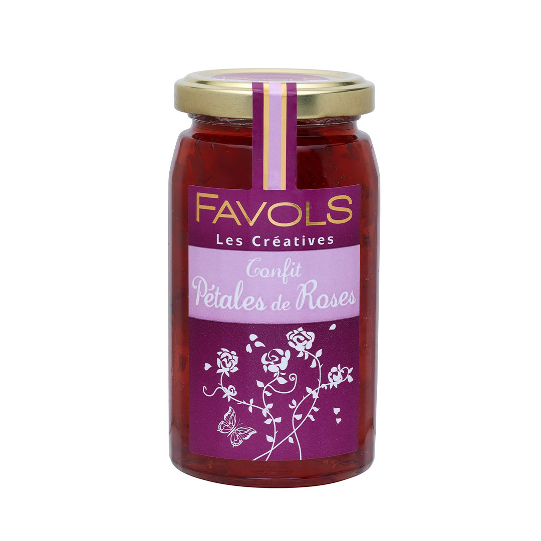 Favol's delectable rose petal jam won the International Awards for Great Taste in 2005. Comes in a jar - net weight  270g. Contains cane sugar.