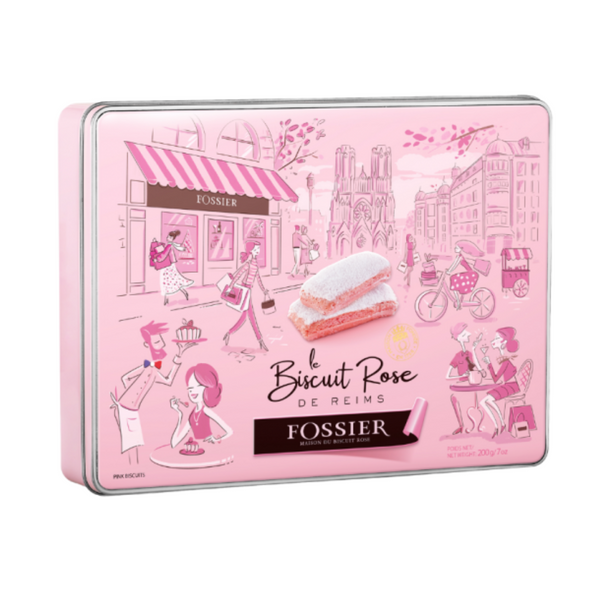 Back Soon! Fossier's Biscuits Roses in Collector Tin