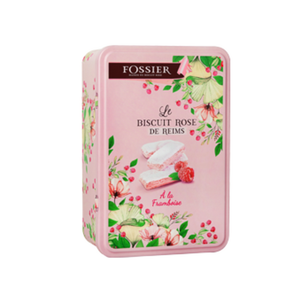 New! Coming Soon! Fossier's Pink Biscuit with Raspberry in Collector Tin