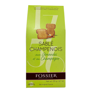 Fossier's shortbread biscuits with almonds and champagne