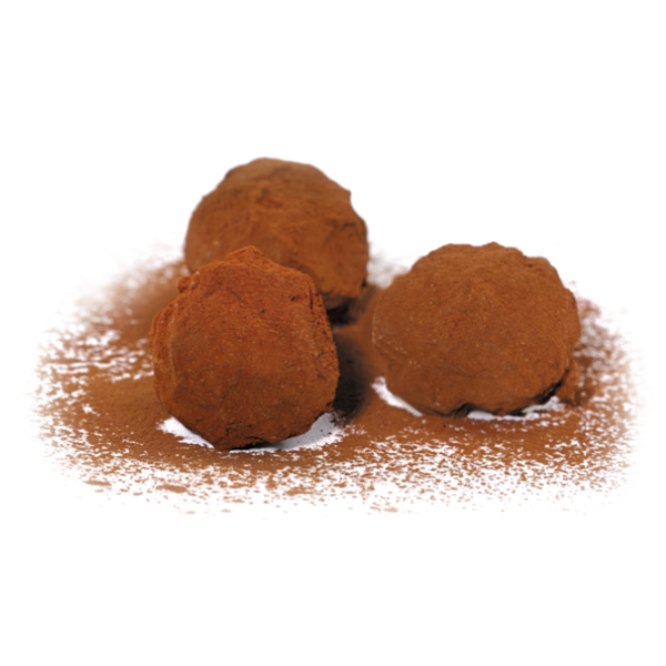 Three of Voisin's fresh truffles