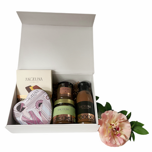 Best of from Angelina' Paris to Mom Gift Box with rose on the side