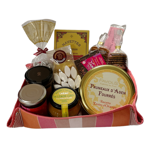 Unique High Tea Folding Basket Gift Set