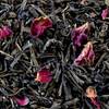 Green Sencha tea with rose and rose petals loose leaves