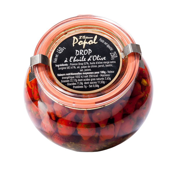 Coming Soon! L'Artisan Popol's Mini Red Peppers in Extra Virgin Olive Oil